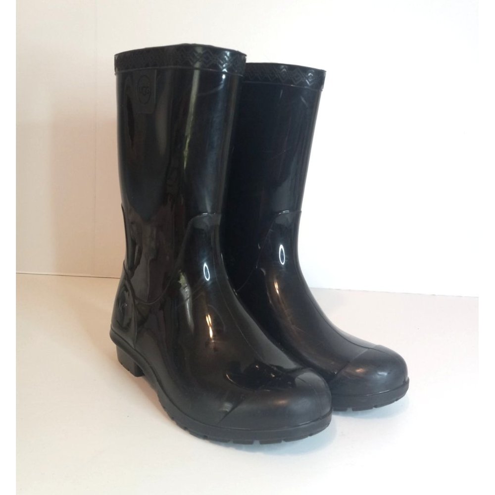 UGG Tall Rain Boots Black Size 13